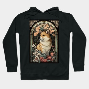 Shiba Inu Japanese Dog - Art Nouveau Style Hoodie